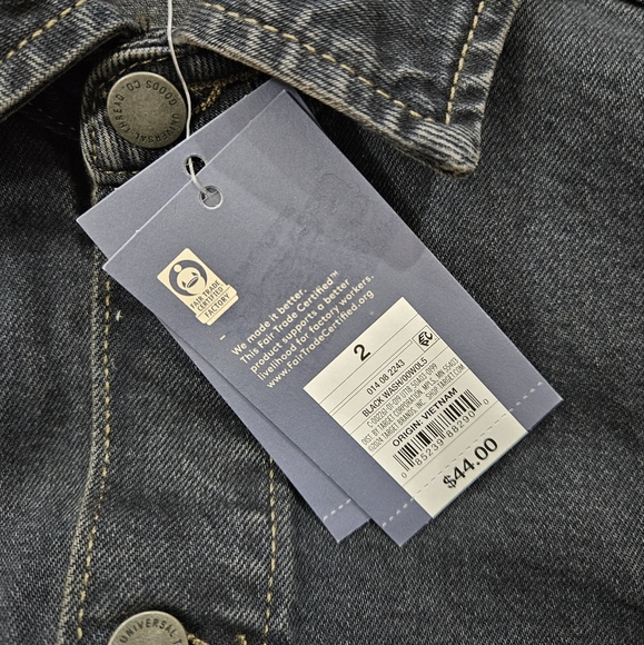 Universal Thread Long Sleeve Denim Maxi Dress in Black Women’s Size 2,4, & 14 - Picture 12 of 14